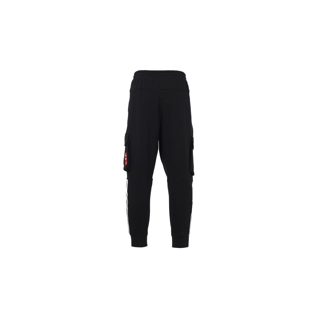 Adidas CNY Series Joggers with Utility Pockets and Elastic Ankles Men Bottoms Black GP0913