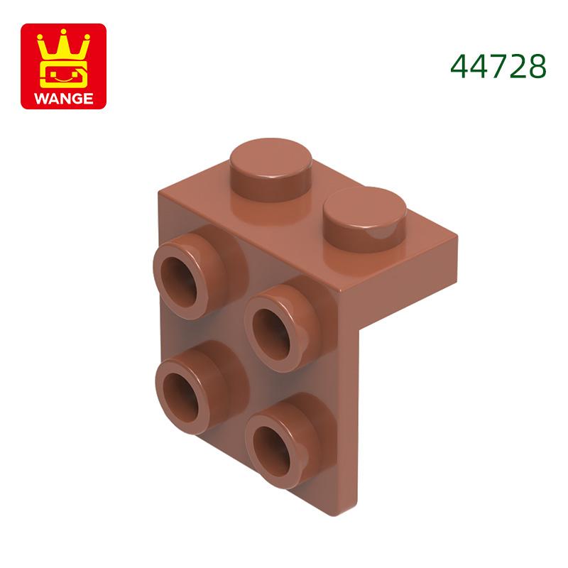 Нетоксичный 128 шт./лот 44728 Блок-кронштейн Moc 2+4 Прямоугольные детали Двусторонний Совместимый с кубиками DIY Детские игрушки Подарочная коробка