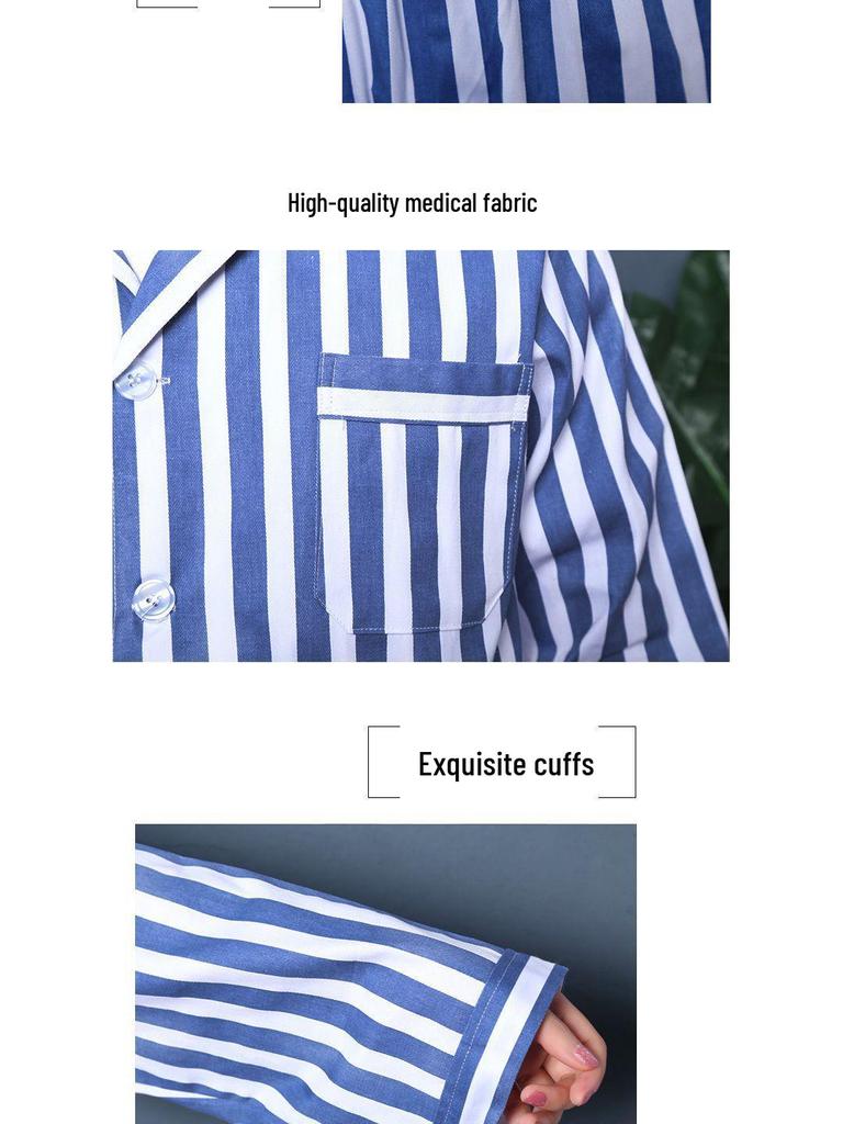 Унисекс больничная рубашка и форма медсестры/врача: Варианты с длинным/коротким рукавом