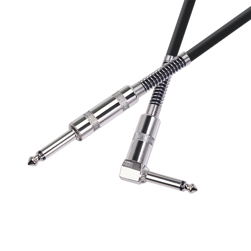 Guitar Cable 6.35mm (1/4 Inch) TS Right Angle to Straight Electric Instrument Cable for Electric Guitar,Bass Guitar,etc. [3m]