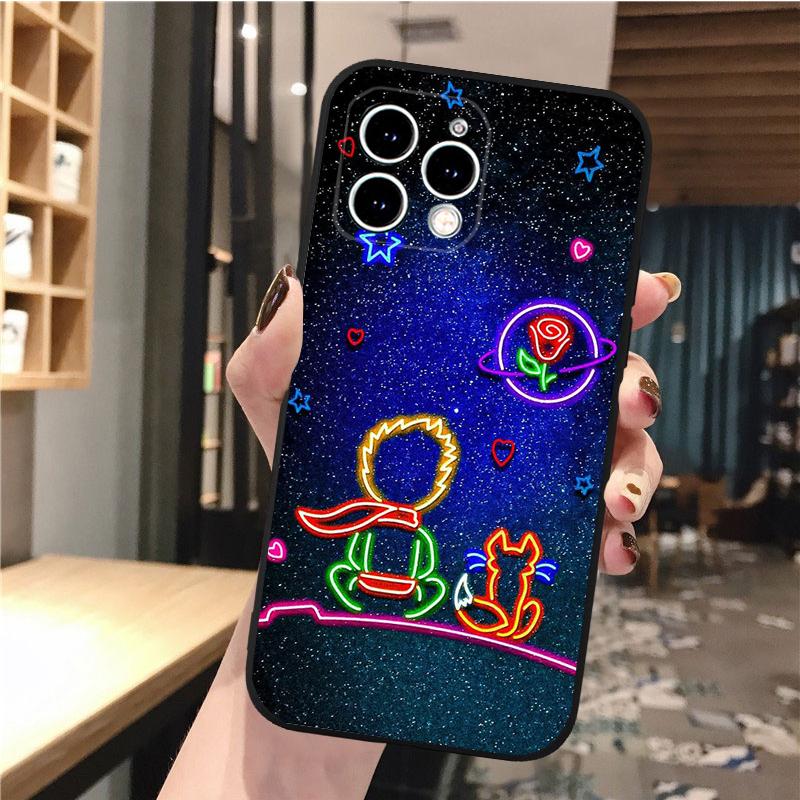 Phone Case For Iphone 14 Pro Max 13 12 11 Pro Max Xs Xr X 12mini 7 8 Plus Se The Little Prince Fox Case Funda
