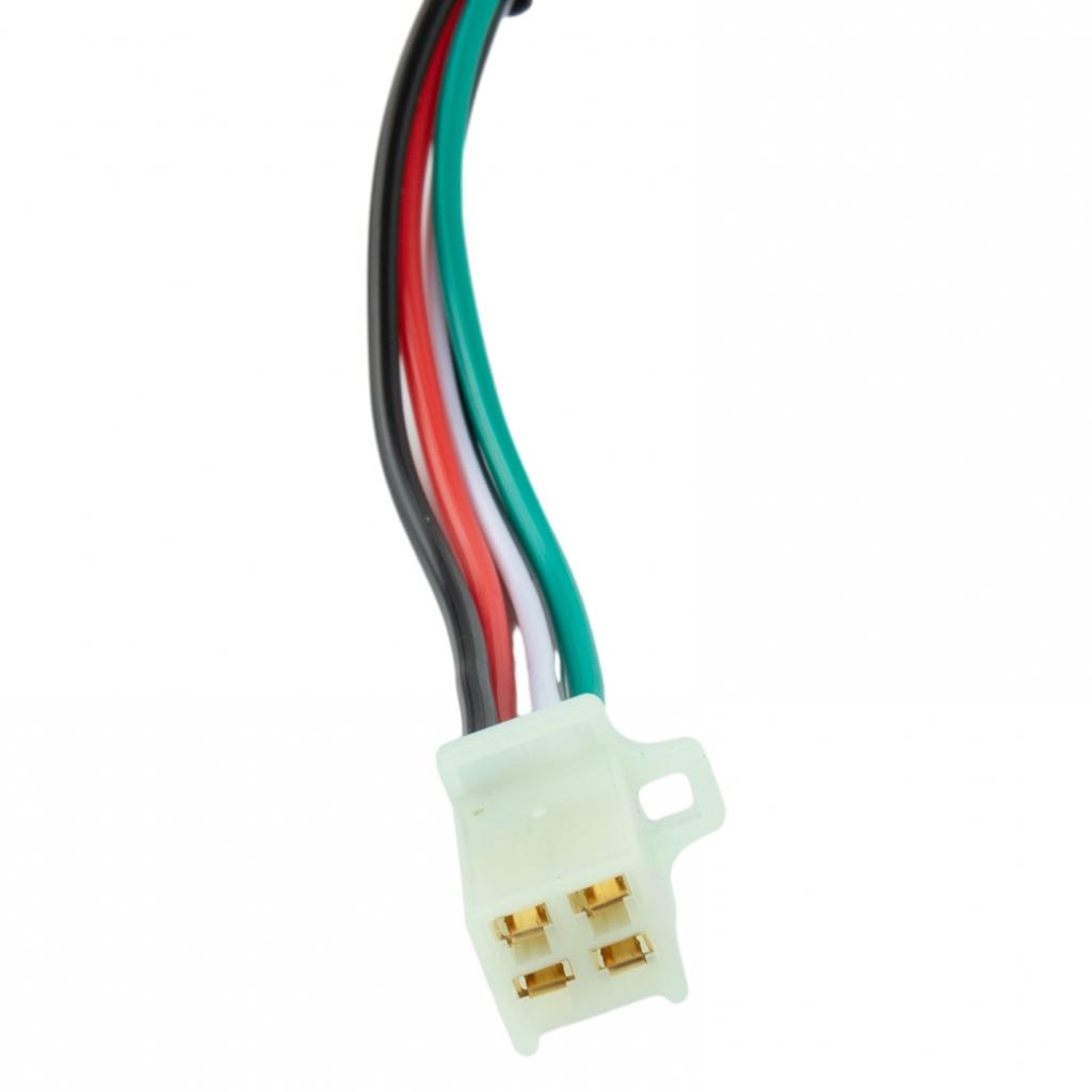 Черный замок зажигания на замену для Suzuki LT80 с переключателем включения/выключения и 2 ключами