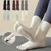 Pilates Grip Low-ankle Split Toe Socks Silicone Non-slip Indoor Fitness Sock New Women Yoga Socks