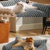 Kennel cat nest universal in all seasons removable and washable grid wavy warm cat sofa pet cat bed
