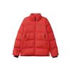 Letter Logo Pattern High Collar Zip-Up Down Jacket Men Outerwear Red GV5348