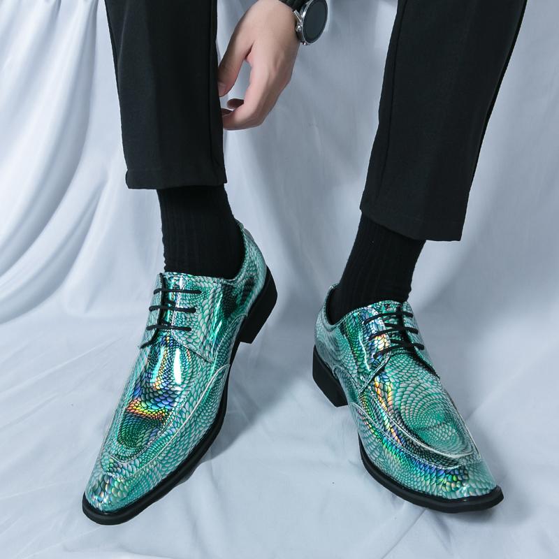 Мужские формальные туфли челси класса люкс от бренда высокого качества с острым носком для мужчин из блестящей кожи для вечеринки, свадьбы, платья Zapatos De Vestir