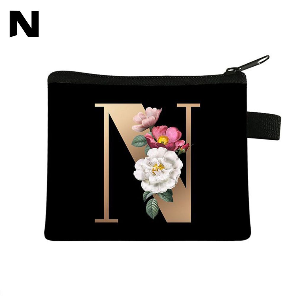 1 шт. Кошелек для монет с принтом букв Женский Мини-держатель для карт Маленький кошелек Сумка для повседневного хранения Кошелек-клатч для девочек