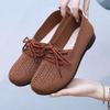 Summer Old Beijing Cloth Shoes Women's Hollow Fly-woven Mesh Soft Sole Non-slip Breathable Doudou Mesh Shoes Medium Old Mother Shoes