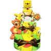 KanonBabys Diaper Cake for Boys and Winnie the Baby Shower 3 S 4001 Girls, Pooh, Gift, Tiers, Size,