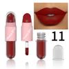 CmaaDu Face Lipstick, Red Lip Gloss Two -in -one Matte Cup Is Easy To Color