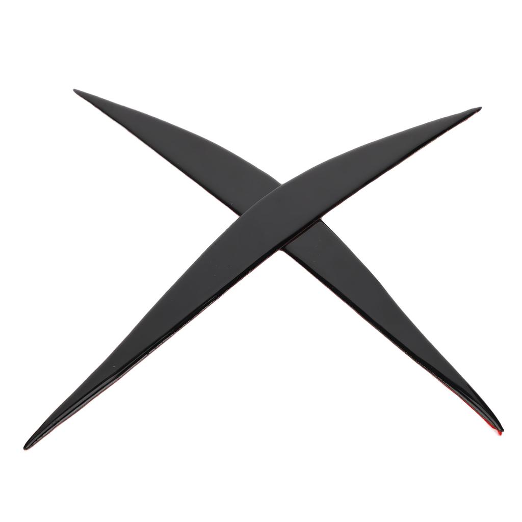 Pair Headlight Eyebrow Eye Lid Headlamp Molding Trim Piano Black for 3 Series F30 2013?2015