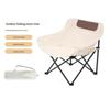 Портативное кресло-луна складное сиденье для кемпинга со спинкой стальной каркас ткань Оксфорд мягкое широкое сиденье для пляжа рыбалки пикника на открытом воздухе
