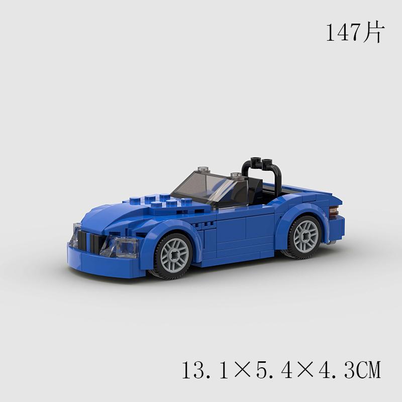 Z3 Кабриолет MOC Скоростной Автомобиль - Технический Супер Гоночный Автомобиль Строительный Блок Кирпич Игрушка