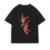 Mobile Suit Gundam Short Sleeves T-Shirt Peripheral Japanese Second Dimensional Animation Pure Cotton Loose Tee