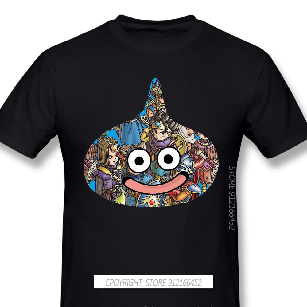 Футболки Герой Слайм Мужские Топ Качество 100% Хлопок Короткий Летний Рукав Dragon Quest Смешные Аниме Манга Свободный - Мужская Летняя Хлоп...