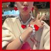 Fashionable Summer Pendant Necklace Simple And Elegant Bracelet Sweet Necklace New Heart-Shaped Jewelry Accessory