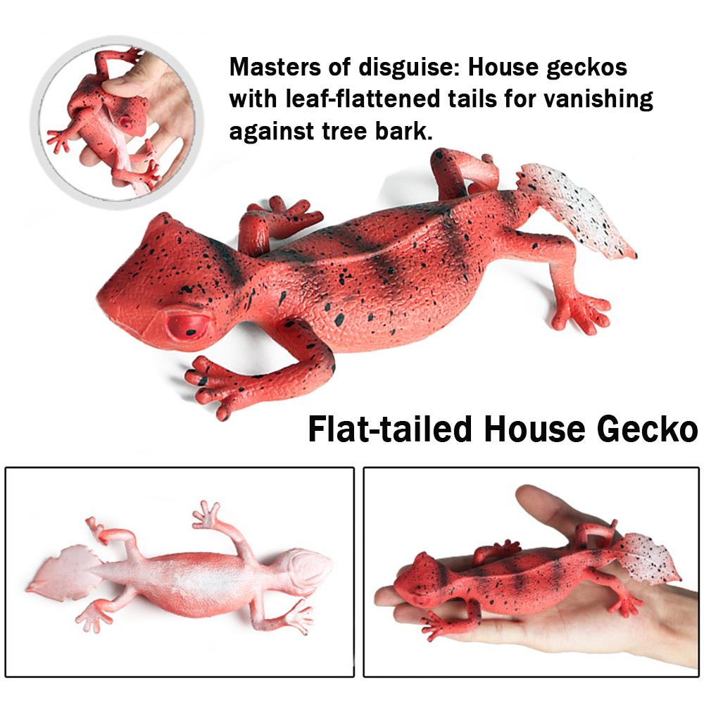 Реалистичная ящерица из ТПР, Высококачественная, Мягкая, Прочная, Моющаяся, Ультра-детализированный дизайн, Подарок на день рождения, Рождество и в школу