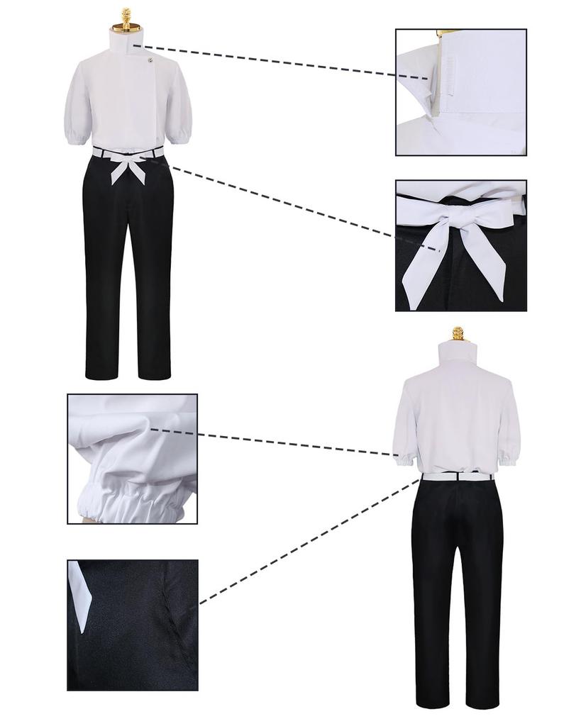 Оккоцу Юта Косплей Особый класс Аниме Косплей Полный Взрослый Костюм для школьного фестиваля Юта Парик Размер [Божественное качество] Парик, Колдун, Костюм, Набор,