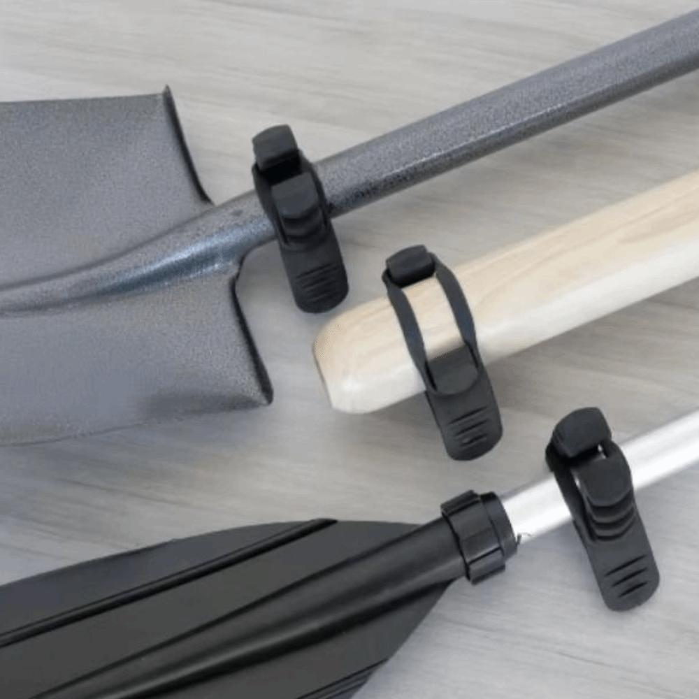 Mount Bracket Shovel Holder High Load Bearing Rubber Clamp Wall Mount Kit  Truck