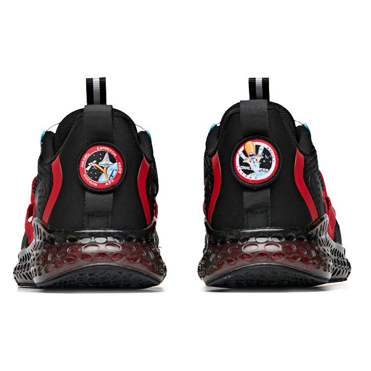 Anta Running Collection Full Length Air Cushion Low top Running Shoes Women's Black Red 122015590-4