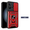 Capa для Realme C51 C55 Чехол-слайдер для камеры, защитное кольцо для объектива, подставка, задняя крышка для Realme C51 Armor Shockproof Funda