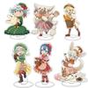 Riko Reg Nanachi Prushka Anime Made In Abyss Faputa Marulk Mitty Cosplay Acrylic Stand Desk Decor Collection Props