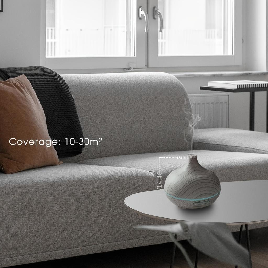 Ультразвуковой увлажнитель воздуха, генератор холодного тумана для ароматерапии дома, диффузор с эфирным маслом, бесшумный электронный диффузор, светодиодные фонари