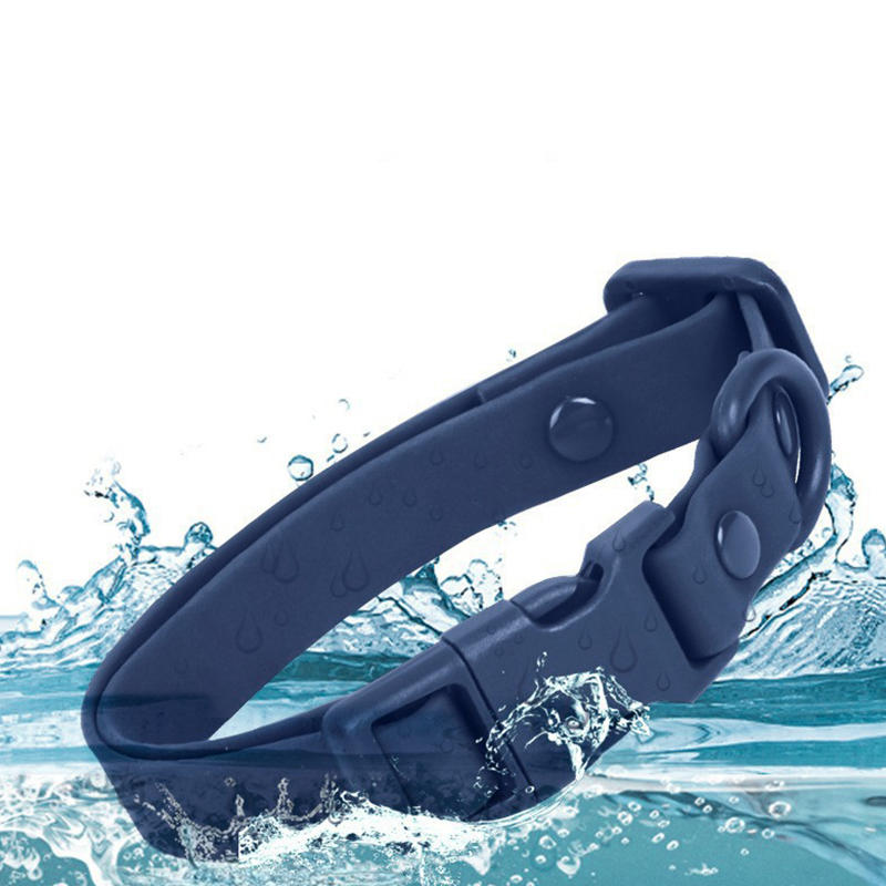 ПВХ Ошейник для питомца Идентификация питомца Регулируемый Водонепроницаемый Ошейник для собаки Без рывков Быстросъемная пряжка Защитная пряжка Цепь