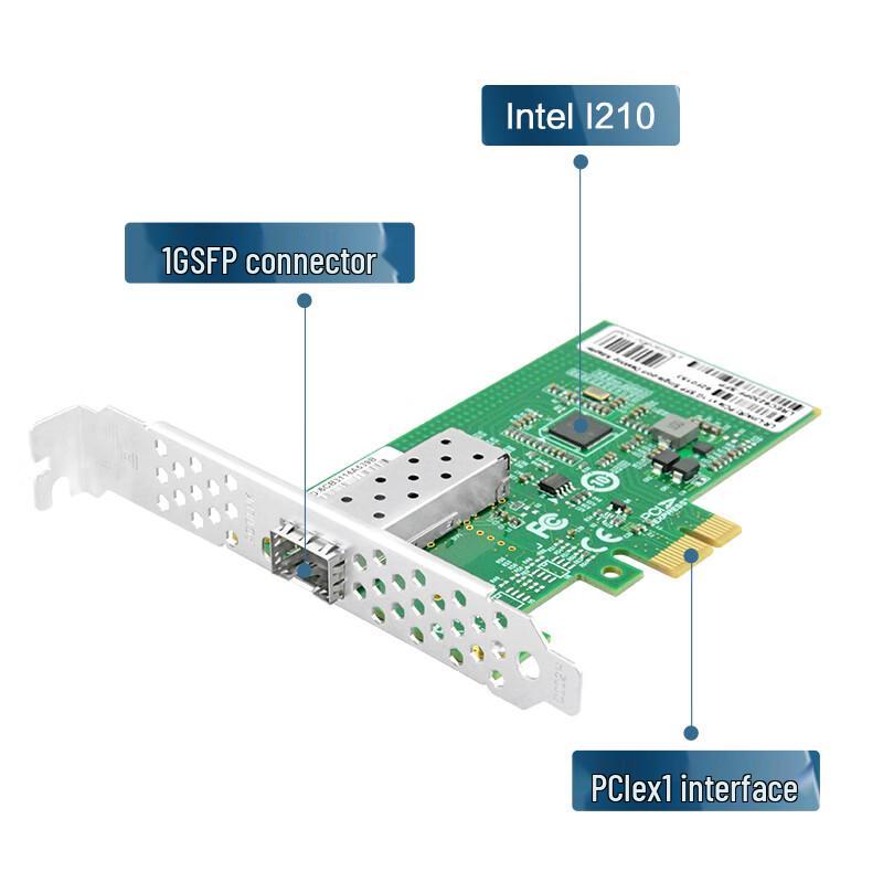 LR-LINK LREC6230PF-SFP Гигабитная PCIe Оптоволоконная сетевая карта (Китайская версия)