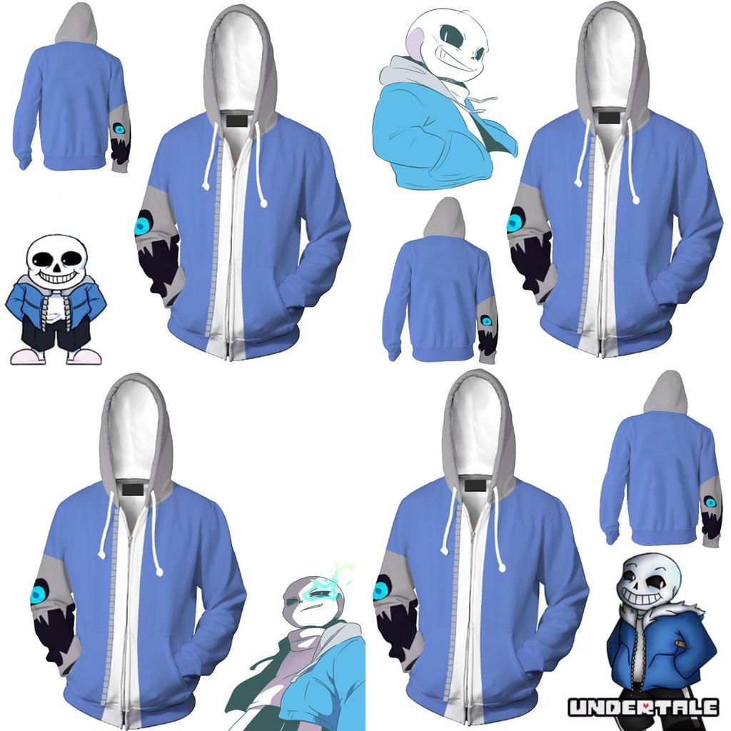 Игра Undertale Санс 3D Косплей Толстовка Куртка Мягкий Удобный Дизайн Для Всех