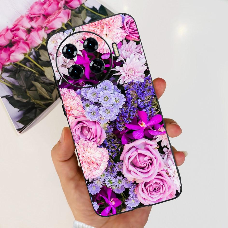 Для Tecno Spark 20 Pro+ KJ7 Чехол 2024 Милое Сердечко Мультяшный Динозавр Ударопрочный Мягкий Чехол Для Tecno Spark 20 Pro Plus Чехол Funda