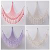Hand-Woven Cotton Rope Triangle Toy Hammock for Corner Storage