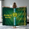 JSK Print Flannel Blanket High Quality Warm Comfortable Cover for All Seasons Perfect for Gifts Home Decor