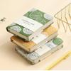 Compact Embroidered Notebook Fabric Cover Pocket Book Creative Leaf Hand Ledger Stationery