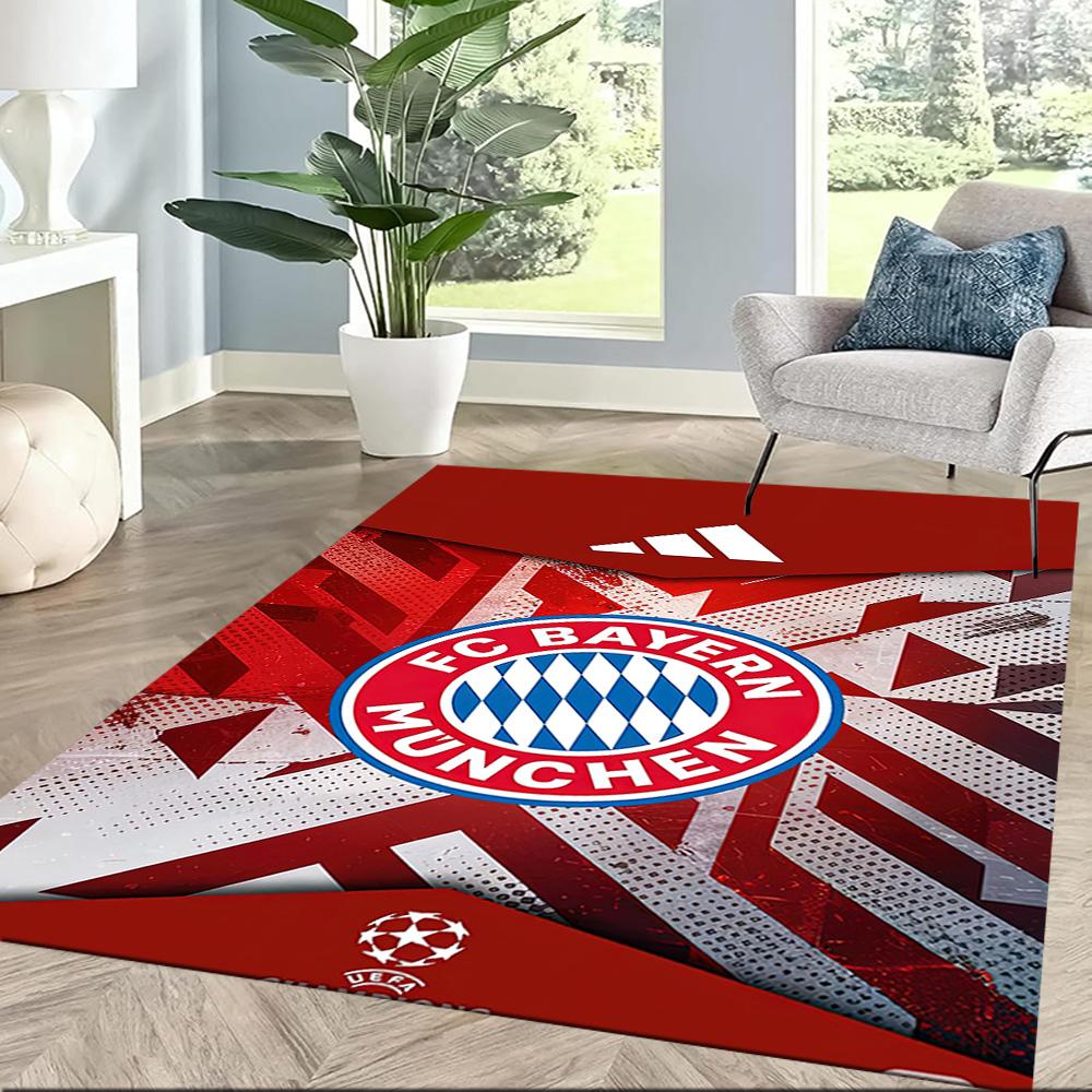 Fc Bayern Square rugs are a great choice for living rooms, bedrooms, home décor, and as gifts