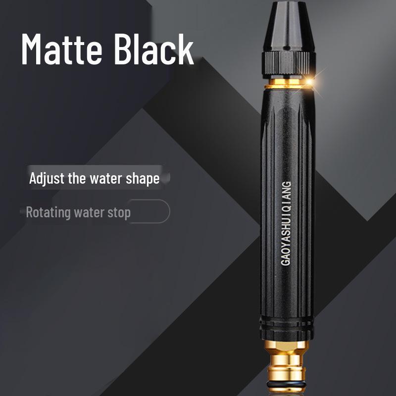 Полностью медный высоконапорный пистолет-распылитель для автомойки и насадка-щетка