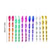 12Pcs Reflective Bird Repeller Waterproof 30CM Wind Rotating Rod Reusable Bird Deterrent Rod for Home Yard Patio Decoration