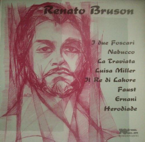 LP Record RENATO BRUSON - Renato Bruson GB5 Bongiovanni 1978 Italy Classical Used