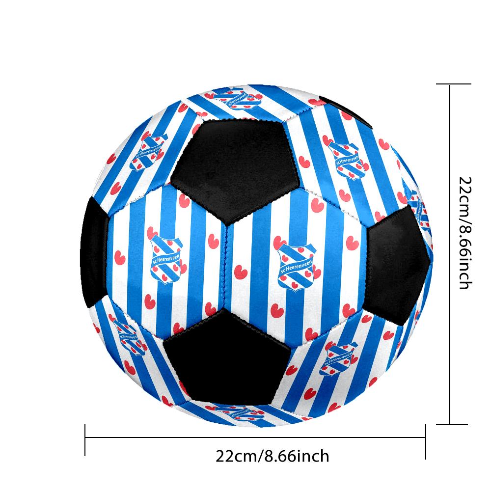 РАЗМЕР 5 Футбольный мяч SC Heerenveen Цветной Для всех возрастов Машинная строчка ПВХ Готов к соревнованиям Прочный Высокий отскок