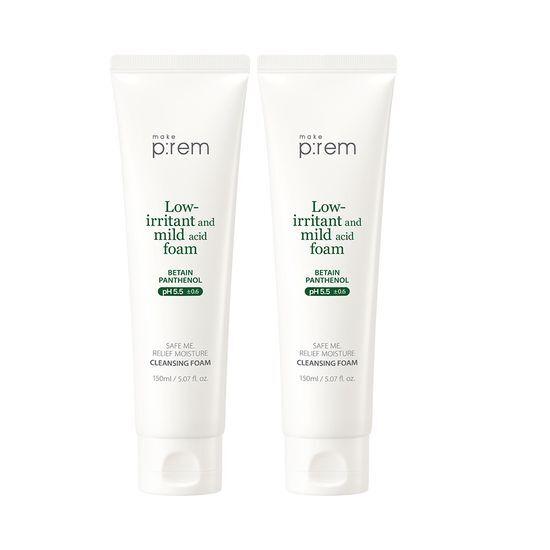 Make P:REM Safe Me Relief Moisture Cleansing Foam 150ml 1+1 Promotion