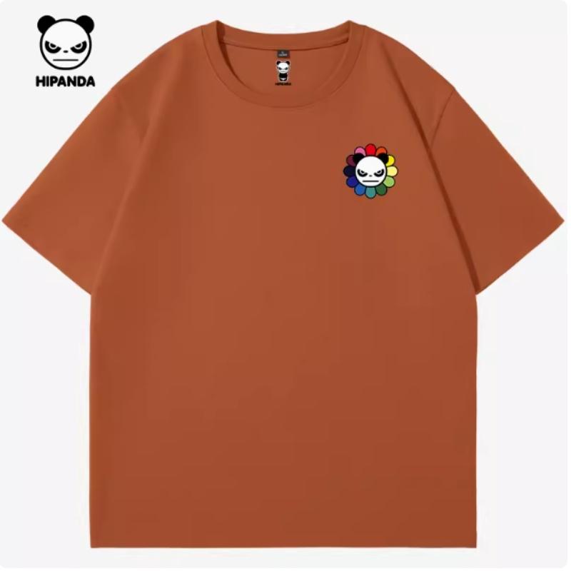 Fashionable fashion brand personalized short sleeved pure cotton T-shirt men's summer style couple white trendy t