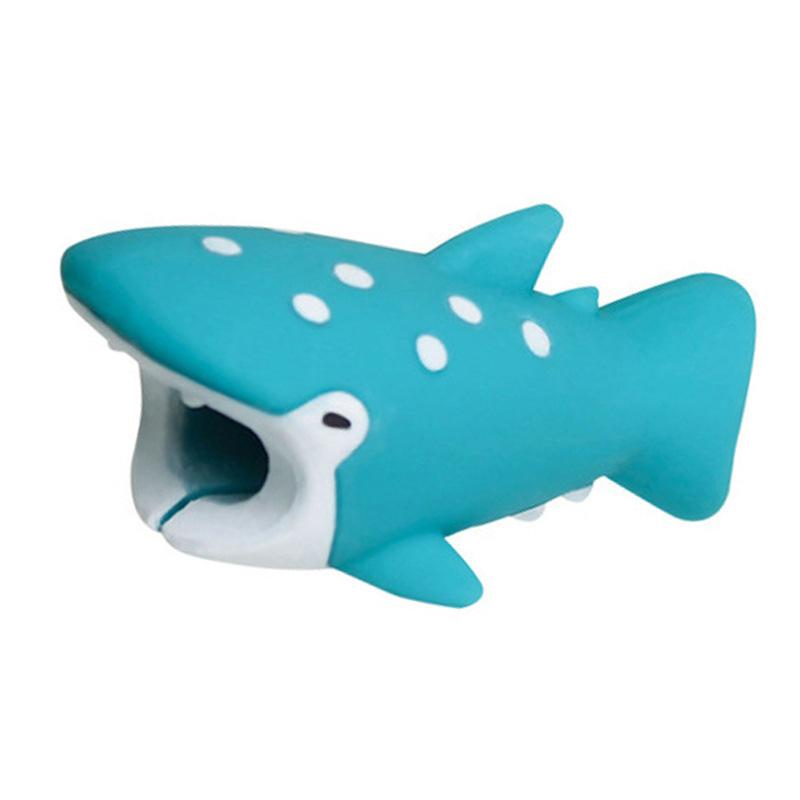 Защитный шнур для кабеля с милыми животными, защитный провод с рисунком из мультфильма, светящийся силиконовый чехол, устройство для намотки зарядного кабеля для кабеля зарядного устройства для телефона