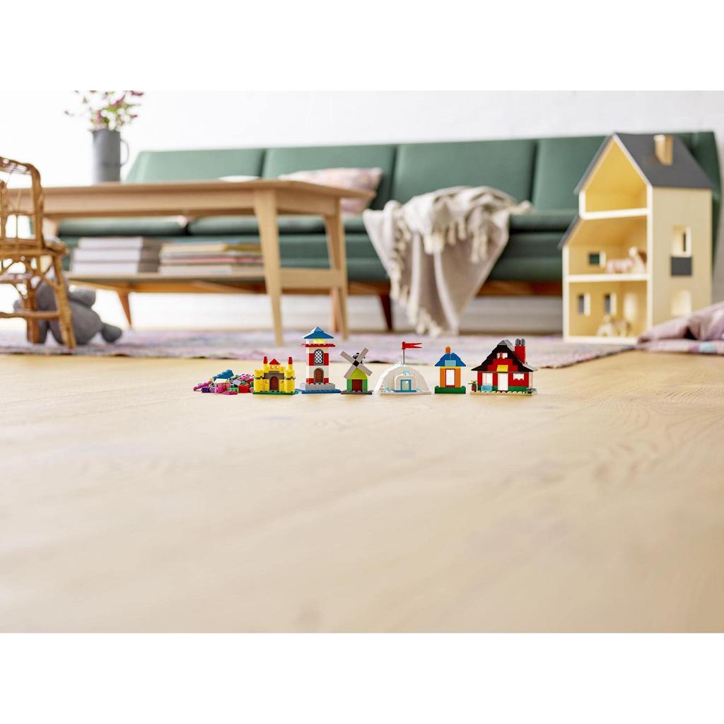 LEGO Classic Idea Parts 11008 Toy Block Present Jewelry Craft Boys Girls 4 Years Old and Up (Home Set)