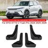 Для BYD ATTO 2 Yuan Pro 2024 2025 2026 Автомобильный стайлинг ABS Автомобильные грязезащитные щитки Брызговики Грязеуловители Передние Задние Крылья Аксессуар