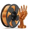 Silk PLA Filament 1.75mm PLA PETG 3D Printer Filament 1kg (2.2lbs) Plastic Spool Roll Metal  Color PLA PETG Rods Silk Filament