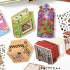 Kawaii 3D Small Shop 19.0 Miniature Scene Stickers Visual Stacking DIY Scrapbooking Pocket House Stickers Children Festival Gift