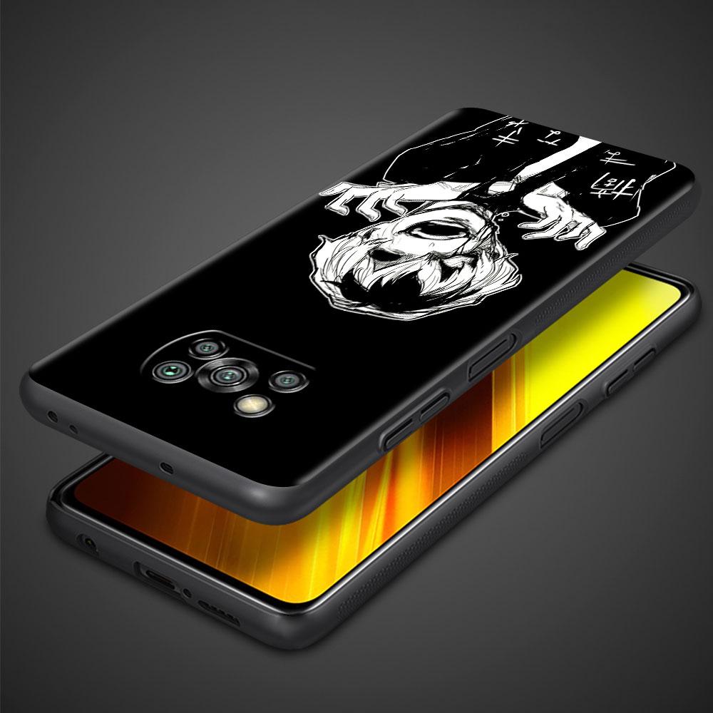 Противоударный чехол для Xiaomi Mi Poco X3 NFC M3 Pro F3 GT X2 F1 11T 10T Note 10 9T, мягкий силиконовый чехол для телефона в стиле аниме Tokyo Ghoul Capa