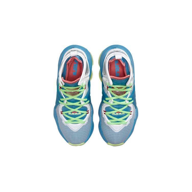 Nike Детские кроссовки LeBron 19 GS Tropical Blue Dutch-Blue Pomegranate DD0418-400