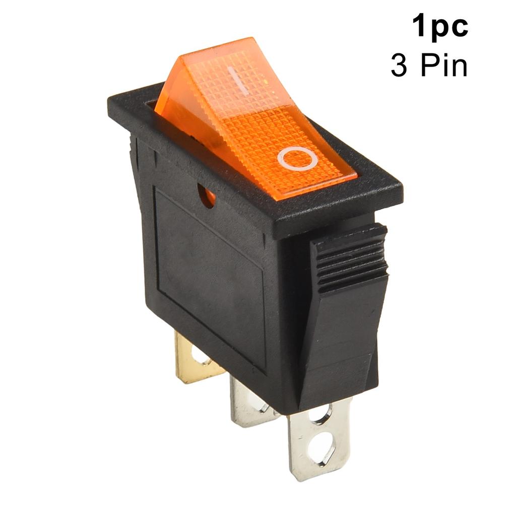 Переключатель ON/OFF с замком и индикатором Красный Желтый Синий Зеленый