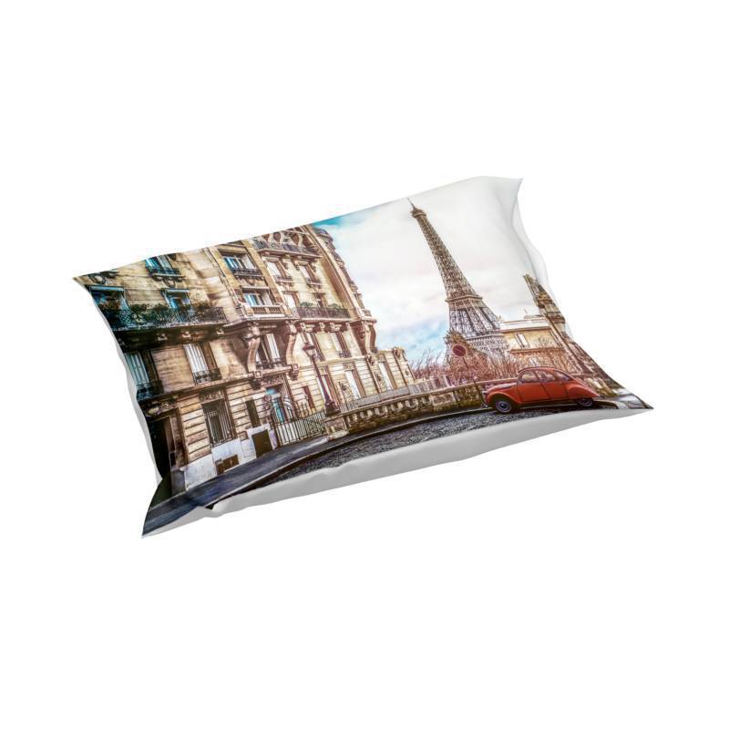 3D Digital Printing Quilt Set Three-Piece British Retro Style